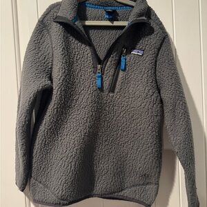Patagonia Gray Cozy Fleece Pullover